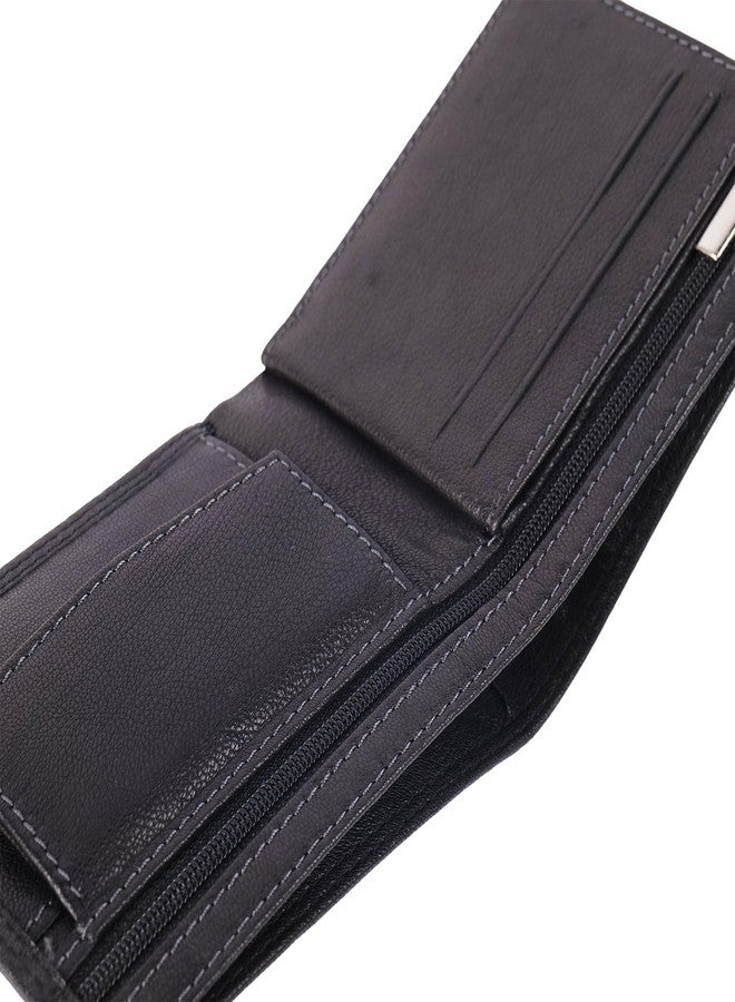 PERF Men’s Genuine Leather Wallet | Classic Solid Design | Multi-Compartment | Premium Feel & Royal Aesthetic | Stylish Modern Finish - Image 5